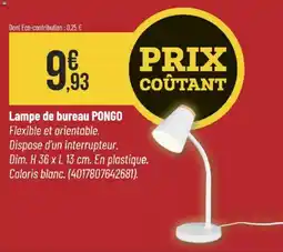 Bricorama PONGO Lampe de bureau offre