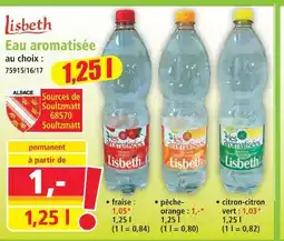 Norma Lisbeth eau aromatisée fraise offre