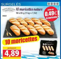 Norma Poulaillon 10 moricettes nature offre