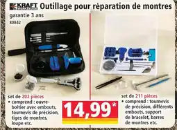 Norma Kraft werkzeuge outillage pour réparation de montres offre