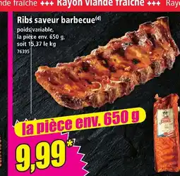 Norma Ribs saveur barbecue offre