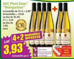 Norma Weingartner aoc pinot blanc offre