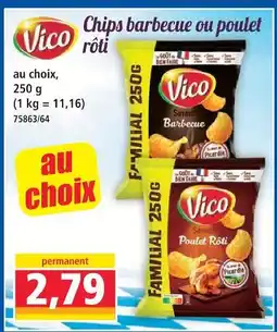 Norma Vico chips barbecue ou poulet rôti offre