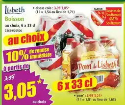 Norma Lisbeth boisson elsass cola offre