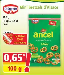 Norma Dr. oetker mini bretzels d'alsace offre