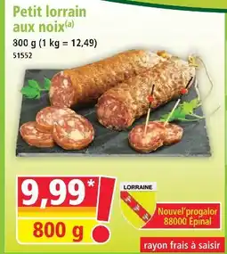 Norma Petit lorrain aux noix offre