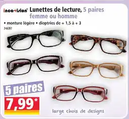Norma Lunettes de lecture femme ou homme offre