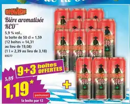 Norma Companeros bière aromatisée red offre