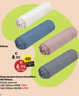 Maxi Bazar Drap housse cocon microfibre offre