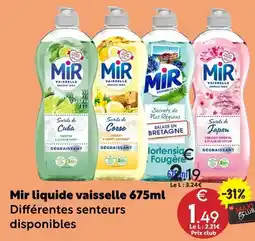 Maxi Bazar Mir liquide vaisselle 675ml offre
