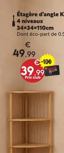 Maxi Bazar Étagère d’angle kord offre