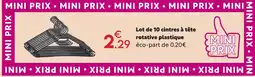 Maxi Bazar Lot de 10 cintres à tête rotative plastique offre