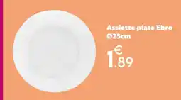 Maxi Bazar Assiette plate ebro offre