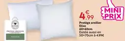 Maxi Bazar Protège oreiller elise 60×60cm offre