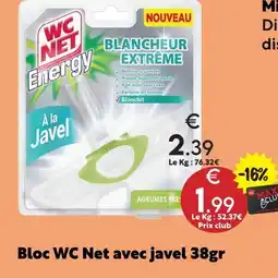 Maxi Bazar Wc net bloc avec javel 38 gr offre