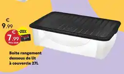 Maxi Bazar Boite rangement dessous de lit à couvercle offre