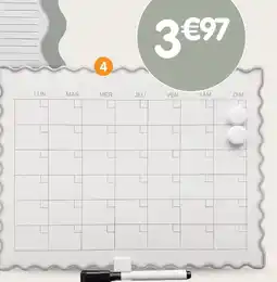 b&m Ardoise effaçable avec stylo offre