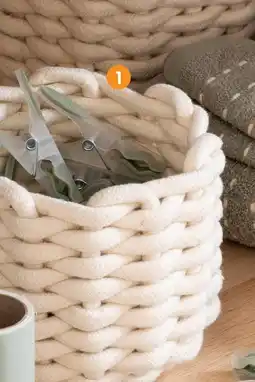 b&m Panière de rangement en corde offre