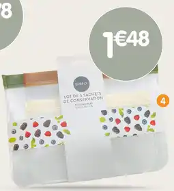 b&m Simply lot de 3 sachets réutilisables offre