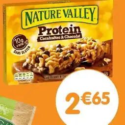 b&m Nature valley barres protein cacahuètes et chocolat offre