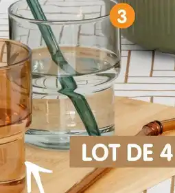 b&m Lot de 4 verres offre