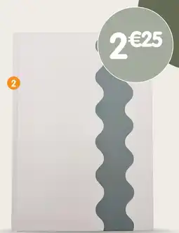 b&m Cahier a4 bicolore vague offre