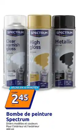 Action My - bombe de peinture spectrum offre