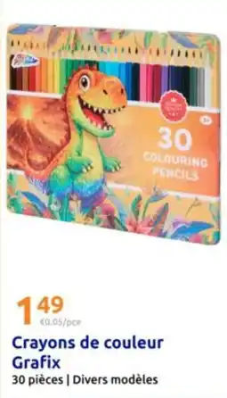 Action Crayons de couleur grafix offre
