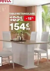 BUT Table rectangulaire offre