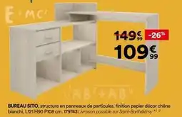 BUT Chêne - bureau sito offre