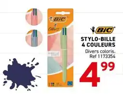 Trafic BIC Stylo-bille 4 couleurs offre