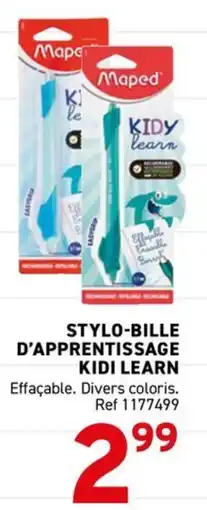 Trafic Maped Stylo-bille d'apprentissage Kidi Learn offre