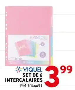 Trafic VIQUEL SET DE 6 INTERCALAIRES offre