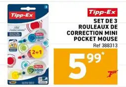 Trafic Tipp-Ex ROULEAUX DE CORRECTION MINI POCKET MOUSE offre