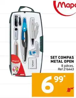 Trafic Maped SET COMPAS METAL OPEN offre