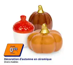 Action Décoration d'automne en céramique offre
