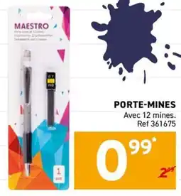 Trafic MAESTRO PORTE-MINES offre