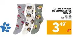 Trafic Paw Patrol Chaussettes Enfant offre