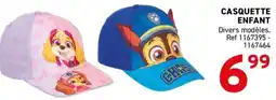 Trafic Paw Patrol Casquette Enfant offre