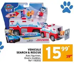 Trafic PAW PATROL VEHICULE SEARCH & RESCUE offre
