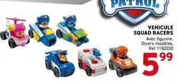 Trafic PAW PATROL VEHICULE SQUAD RACERS offre
