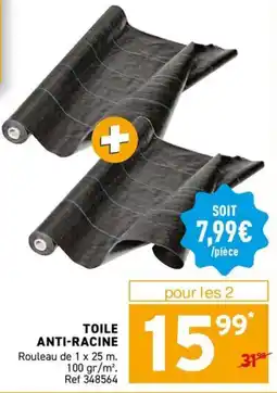 Trafic TOILE ANTI-RACINE offre