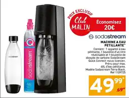 Trafic Sodastream MACHINE A EAU PETILLANTE offre