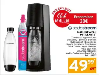 Trafic Sodastream MACHINE A EAU PETILLANTE offre