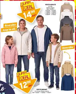 Trafic VESTE ADULTE offre