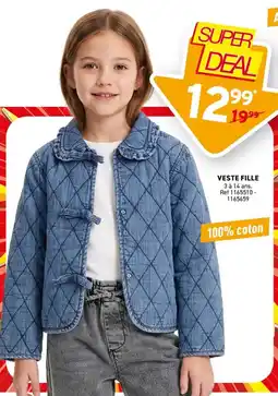 Trafic VESTE FILLE offre