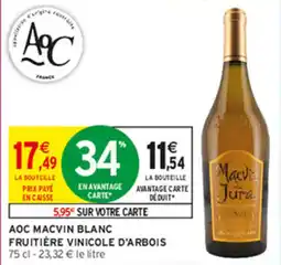 Intermarché Hyper Macvin du Jura offre