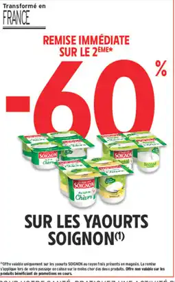 Intermarché Contact Soignon yaourts offre