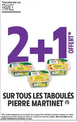 Intermarché Contact Pierre Martinet Taboulés offre