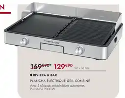 Culinarion RIVIERA & BAR PLANCHA ÉLECTRIQUE GRIL COMBINÉ offre